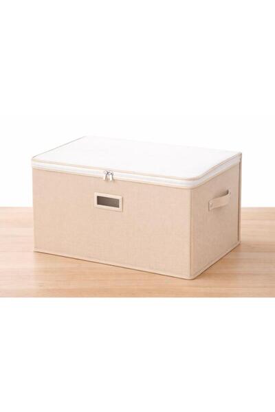 OEM Cutie depozitare textila premium, pliabila, cu fermoar si capac, 35x26x20...