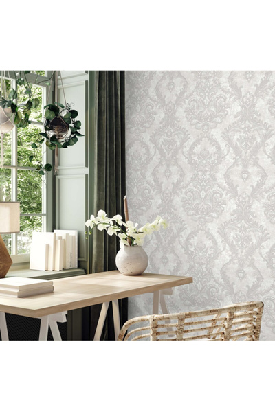 Adawall Ancient Petal Design Wallpaper Zengin Damask Desen | ROCOCO 1303-1/15...