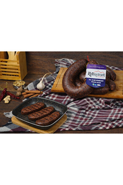 KETENÇİMEN SUCUKLARI KETENÇİMEN DOĞAL - NİTRİTSİZ - İRİŞGİN SUCUK (1 KG)