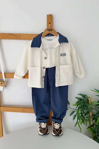 Minigimin Cicileri طقم تي شيرت أساسي للأولاد من مينيجيمين سيكيلري ناتشورال جا...