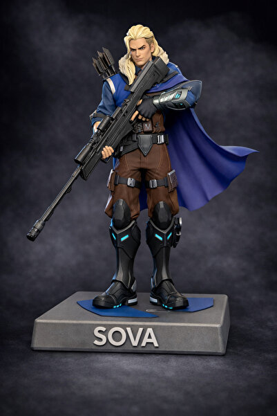 AldruinWorks Valorant SOVA 3D Boyama Figürü Seti – Boyasız Koleksiyon Figürü ...