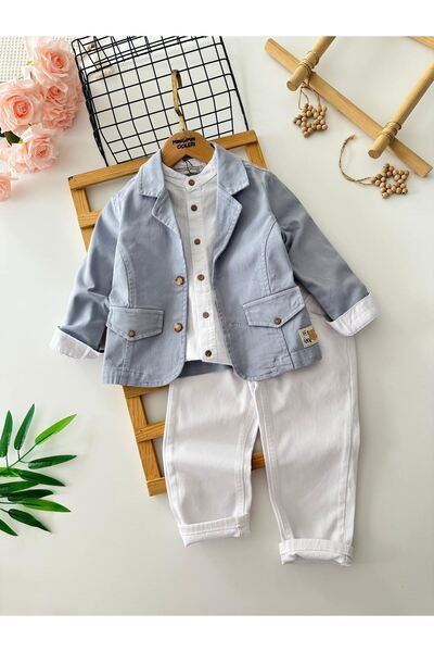 Minigimin Cicileri بدلة مينيغيمين سيكيلير جنتلمانز للأولاد مكونة من 3 قطع - أ...