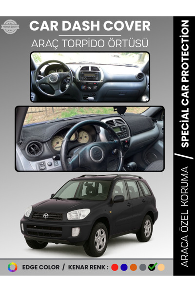 e-biz Toyota Rav4 (2000-2005) Dashboard Cover Front Panel Dashboard Protectio...