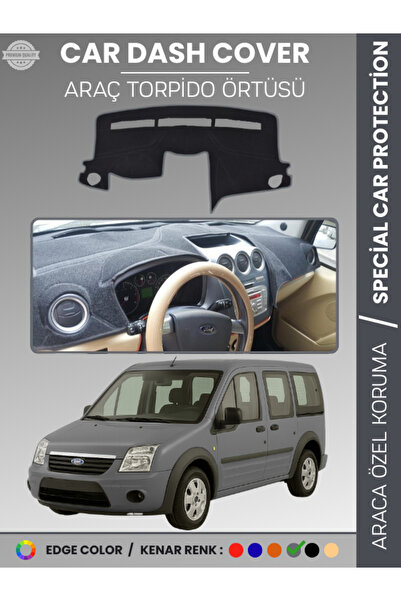 e-biz غطاء لوحة القيادة لسيارة فورد تورنيو كونكت (2009-2012) يمنع التشقق ويحم...