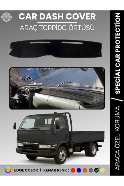 e-biz غطاء لوحة القيادة لسيارة ميتسوبيشي فوسو كانتر (1998-2006) عالي الجودة ل...