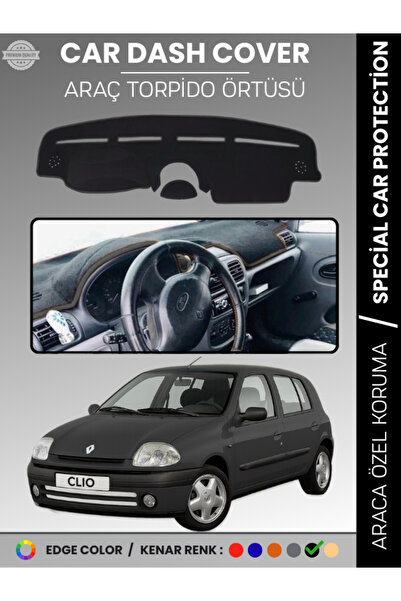 e-biz Renault Clio 2 Airbagli (2001-2012) Dashboard Cover Front Chest Protect...