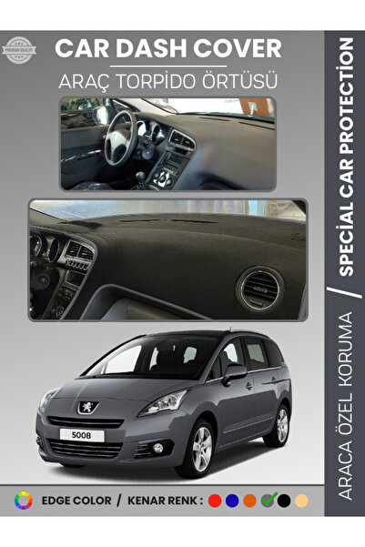 e-biz غطاء لوحة التحكم في السيارة PEUGEOT 5008 (2011-2014) لحماية لوحة التحكم...