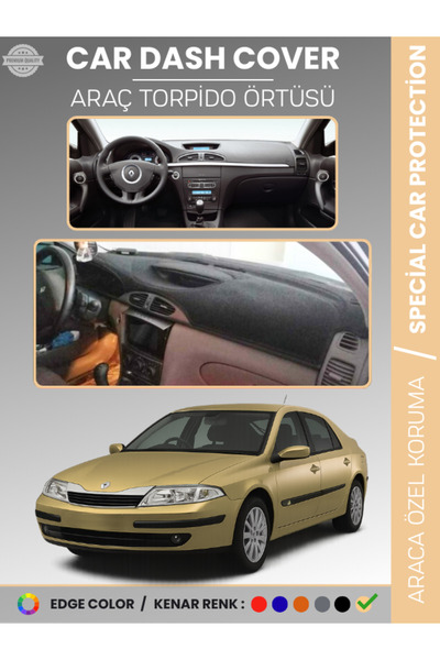 e-biz غطاء صندوق السيارة الأمامي لرينو لاجونا 2 (2002-2007) لحماية الصندوق ال...