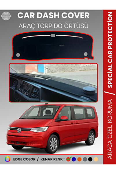 e-biz غطاء لوحة القيادة لسيارة فولكس فاجن ترانسبورتر T7 (2021+)، حماية أمامية...