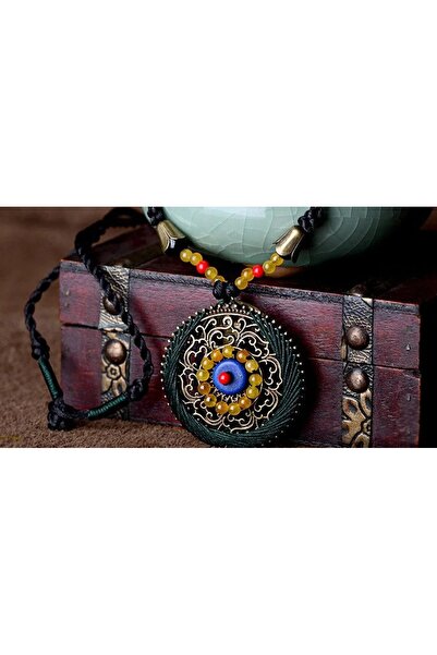 voyageaccessory Handmade Bohemian Natural Stone Women's Necklace