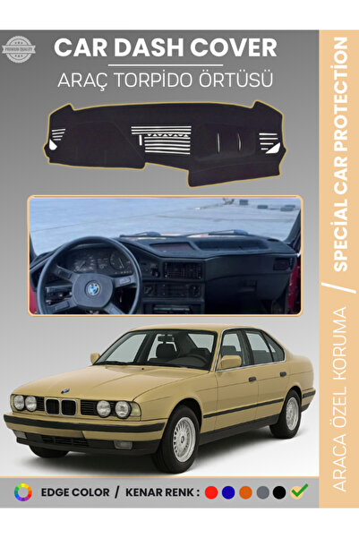 e-biz غطاء لوحة التوربيدو لسيارة BMW E34 5 SERIES (1988-1996) يحمي لوحة التور...