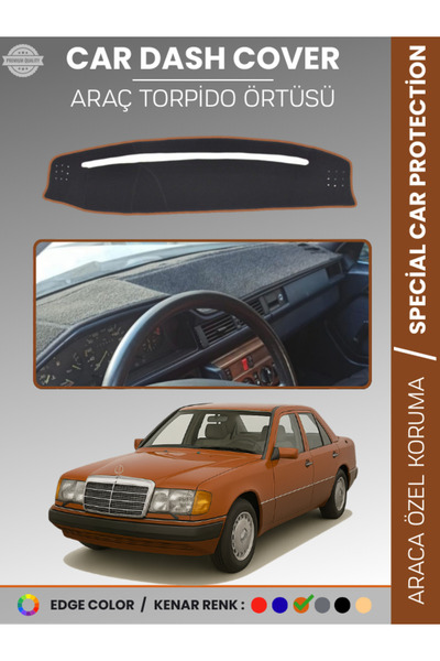 e-biz غطاء توربيدو لسيارة مرسيدس E SERIES W124 (1984-1995) عالي الجودة لحماية...