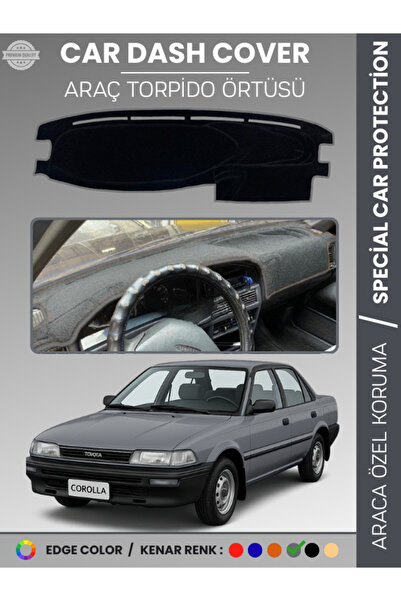 e-biz غطاء لوحة التحكم لتويوتا كورولا (1988-1991) سجاد سي آي تي آر حماية كامل...