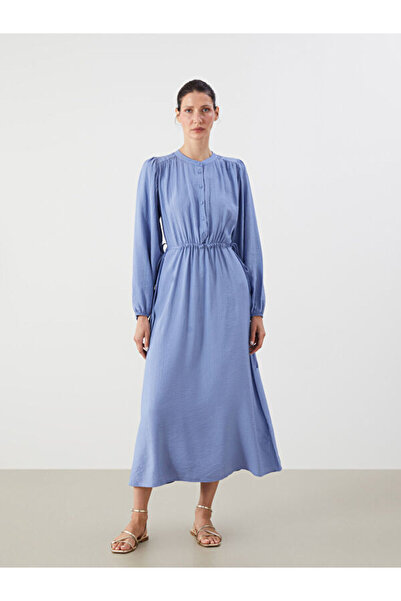 LC Waikiki Zero Roba Collar Textured Dress for Style Enthusiasts from Uzg Store