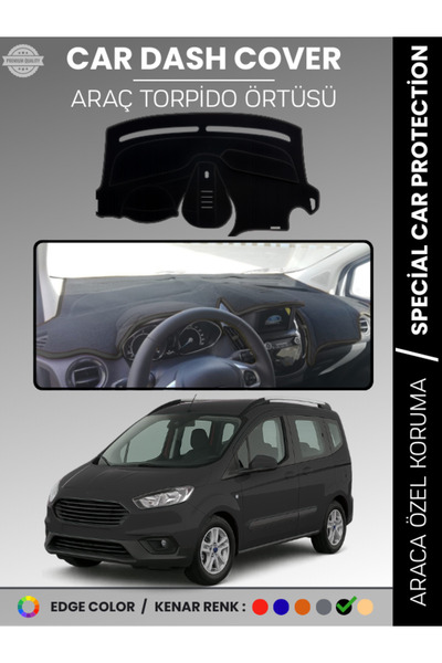 e-biz غطاء صندوق السيارة فورد كوريير (2020+)، غطاء حماية صندوق السيارة الأمام...