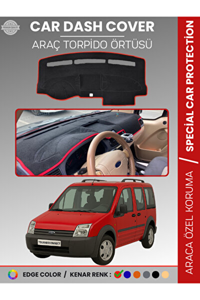 e-biz غطاء لوحة القيادة لسيارة فورد تورنيو كونكت (2002-2008) يحمي لوحة القياد...