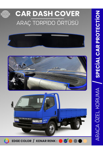 e-biz غطاء لوحة القيادة لسيارة ميتسوبيشي فوسو كانتر (1998-2006) عالي الجودة ل...