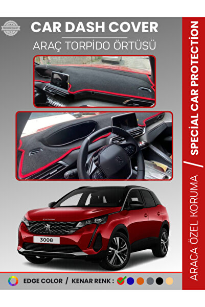 e-biz Peugeot 3008 Screened (2021+) Dashboard Cover Panel Protection Dashboar...