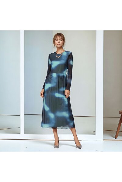 MAMAYAGA Women's Long Sleeve Maxi Long Length Stylish Stretchy Large Size Cre...