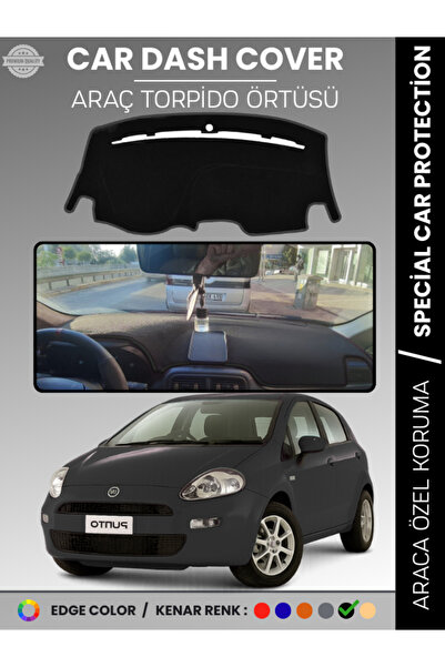 e-biz غطاء لوحة القيادة لسيارة فيات بونتو جراندي (2005-2018) - حماية كاملة لل...