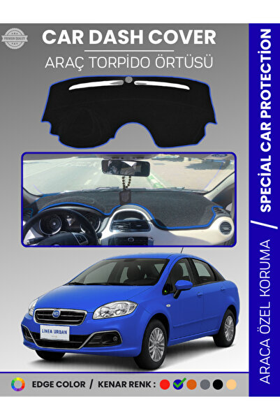 e-biz FIAT Linea Urban (2015-2021) Torpido Örtüsü Ön Göğüs Torpido Koruma Tam...