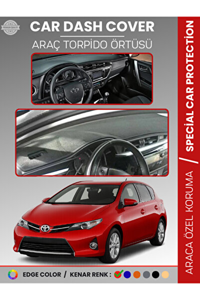 e-biz Toyota Auris (2012-2019) Dashboard Cover Front Chest H Rug Dashboard Pr...