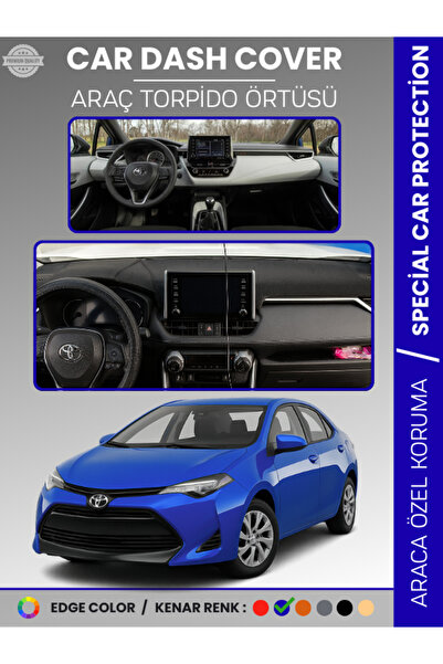 e-biz غطاء لوحة القيادة لتويوتا كورولا (2019+) طراز E210 مع حماية لوحة القياد...