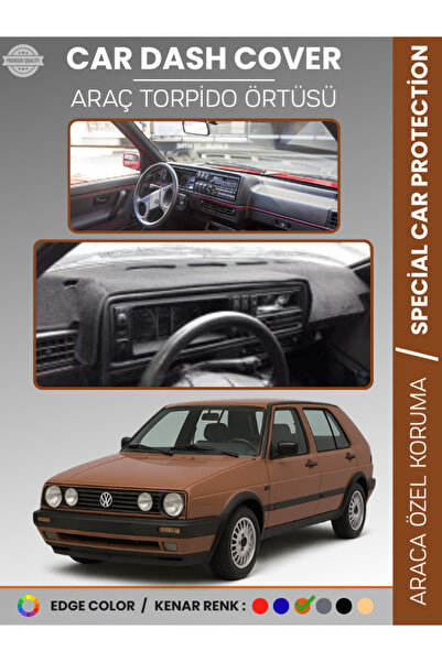 e-biz Volkswagen Golf 2 Mk2 (1983-1992) Dashboard Cover Panel Rug Pieces Dash...