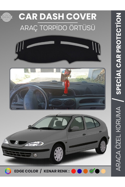 e-biz غطاء صندوق السيارة الأمامي لرينو ميجان 1 (1999-2003) لحماية الصدر وحماي...