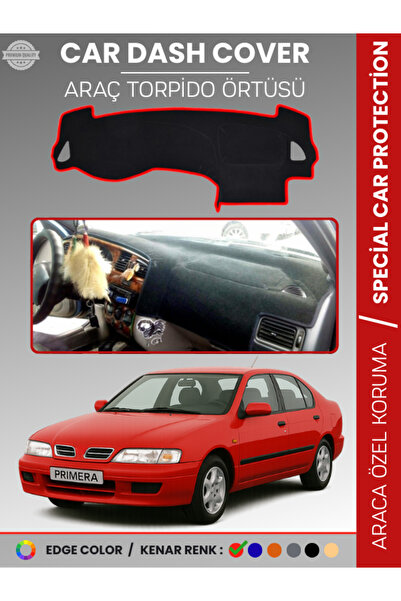 e-biz غطاء لوحة القيادة لسيارة نيسان بريميرا P11 (1996-2000) عالي الجودة لحما...