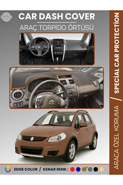 e-biz غطاء لوحة التحكم لسيارة سوزوكي SX4 (2006-2014) - حماية كاملة من الأشعة ...