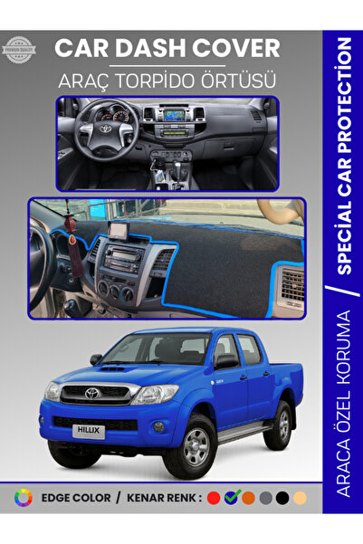 e-biz غطاء لوحة التحكم لتويوتا هايلكس (2005-2014) سجاد سي آي تي آر حماية كامل...