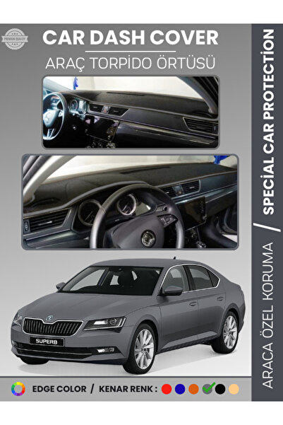 e-biz غطاء صندوق التروس الأمامي لسيارة SKODA SUPER B (2015-2020) سجاد حماية ك...