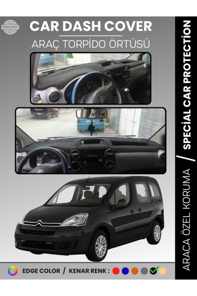 e-biz غطاء صندوق السيارة الأمامي لسيارة سيتروين بيرلينجو (2008-2017) يمنع الت...