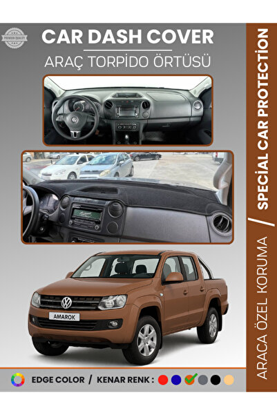 e-biz غطاء لوحة التحكم VOLKSWAGEN AMAROK (2009-2016) سجاد سي سي، حماية لوحة ا...