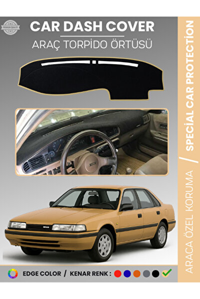 e-biz غطاء لوحة التحكم الأمامية لسيارة مازدا 626 (1987-1991) سجاد سي آي، حماي...