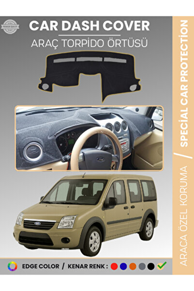 e-biz غطاء لوحة القيادة لسيارة فورد تورنيو كونكت (2009-2012) يمنع التشقق ويحم...