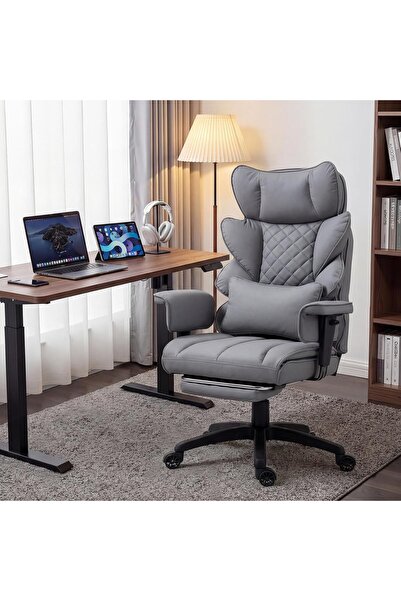 ALTIS Dowinx Big and Tall Office Chair with Pocket Spring Cushion (PU Leather...