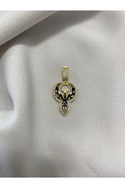 LuxeVibe Çelik Takı Elegant Ajda Charm Pendant Phoenix Women's Jewelry