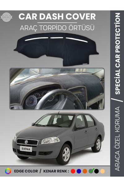 e-biz Fi̇at Si̇ena (2005-2012) Dashboard Cover Front Chest Protection Vehicle...