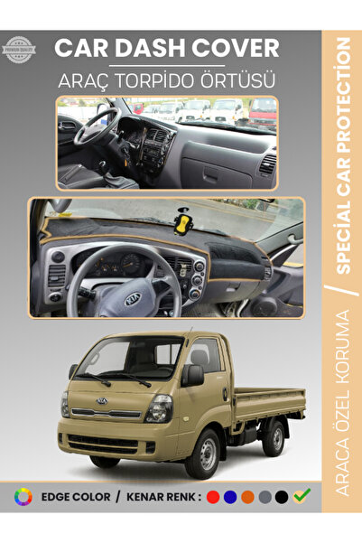 e-biz غطاء لوحة التحكم في السيارة كيا بونجو (2004-2019) - حماية كاملة للوحة ا...