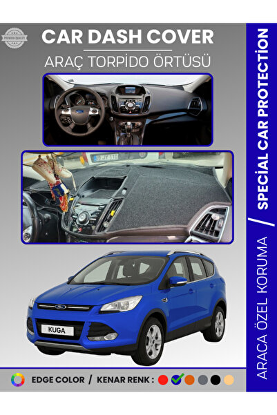 e-biz غطاء صندوق السيارة فورد كوجا (2013-2015) لحماية الصدر الأمامي، حماية كا...