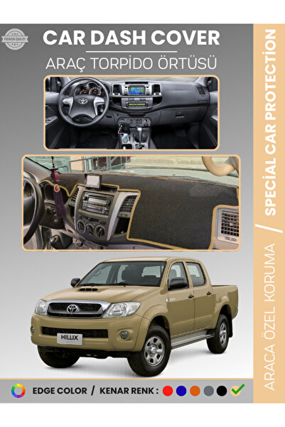 e-biz غطاء لوحة التحكم لتويوتا هايلكس (2005-2014) سجاد سي آي تي آر حماية كامل...