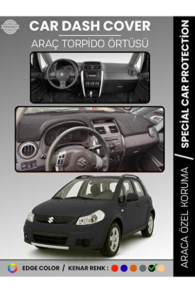 e-biz غطاء لوحة التحكم لسيارة سوزوكي SX4 (2006-2014) - حماية كاملة من الأشعة ...