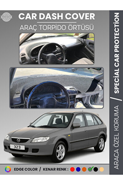 e-biz غطاء لوحة التحكم لسيارة مازدا 323 BJ هاتشباك (1998-2003) - حماية كاملة ...