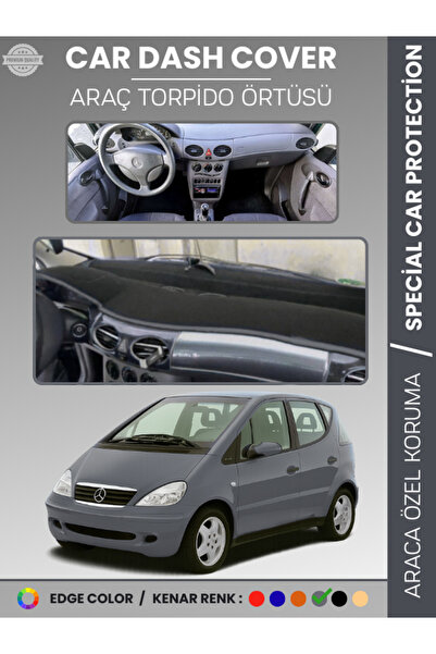 e-biz غطاء لوحة القيادة لسيارة مرسيدس A CLASS W168 (1997-2004) عالي الجودة لح...