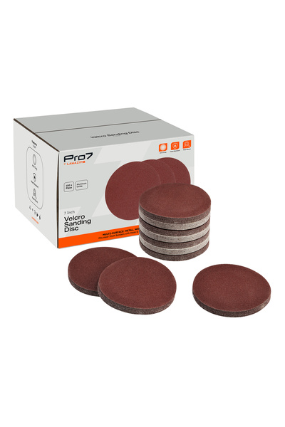 Lawazim قرص صنفرة Pro7 مقاس 7 بوصات مزود بشريط لاصق P400 من أكسيد الألومنيوم،...