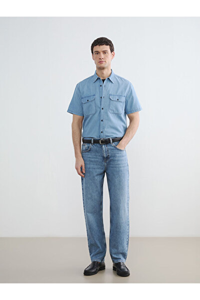 LC Waikiki بنطلون جينز رجالي من إنديجو 745 بقصة فضفاضة