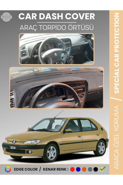 e-biz غطاء صندوق السيارة الأمامي لسيارة بيجو 306 (1997-2002) حماية صندوق السي...