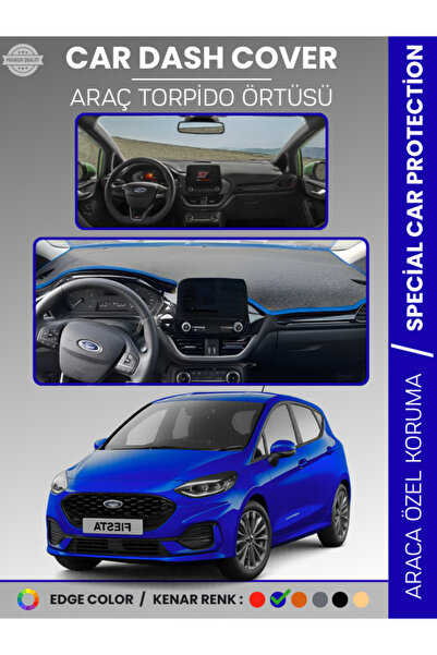 e-biz غطاء صندوق السيارة فورد فييستا (2020+)، غطاء حماية الصندوق الأمامي، ملا...